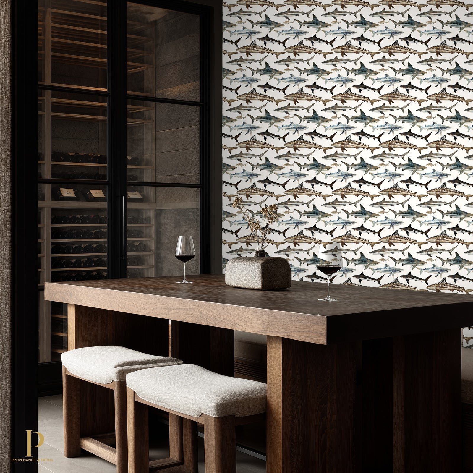 Watercolor Sharks Classic — Mockup 28