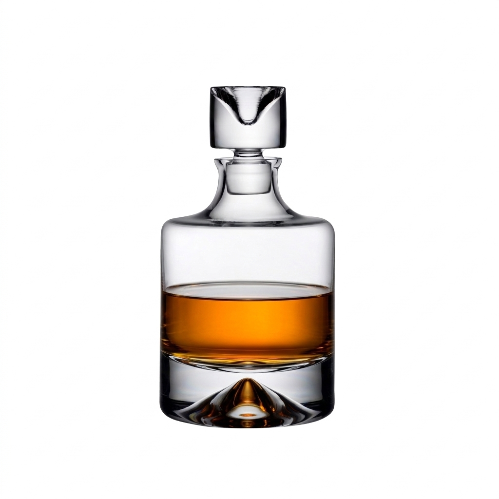 Product shot of No.9 Whisky Decanter - Luxury Whiskey bottle | Provenance & Patina