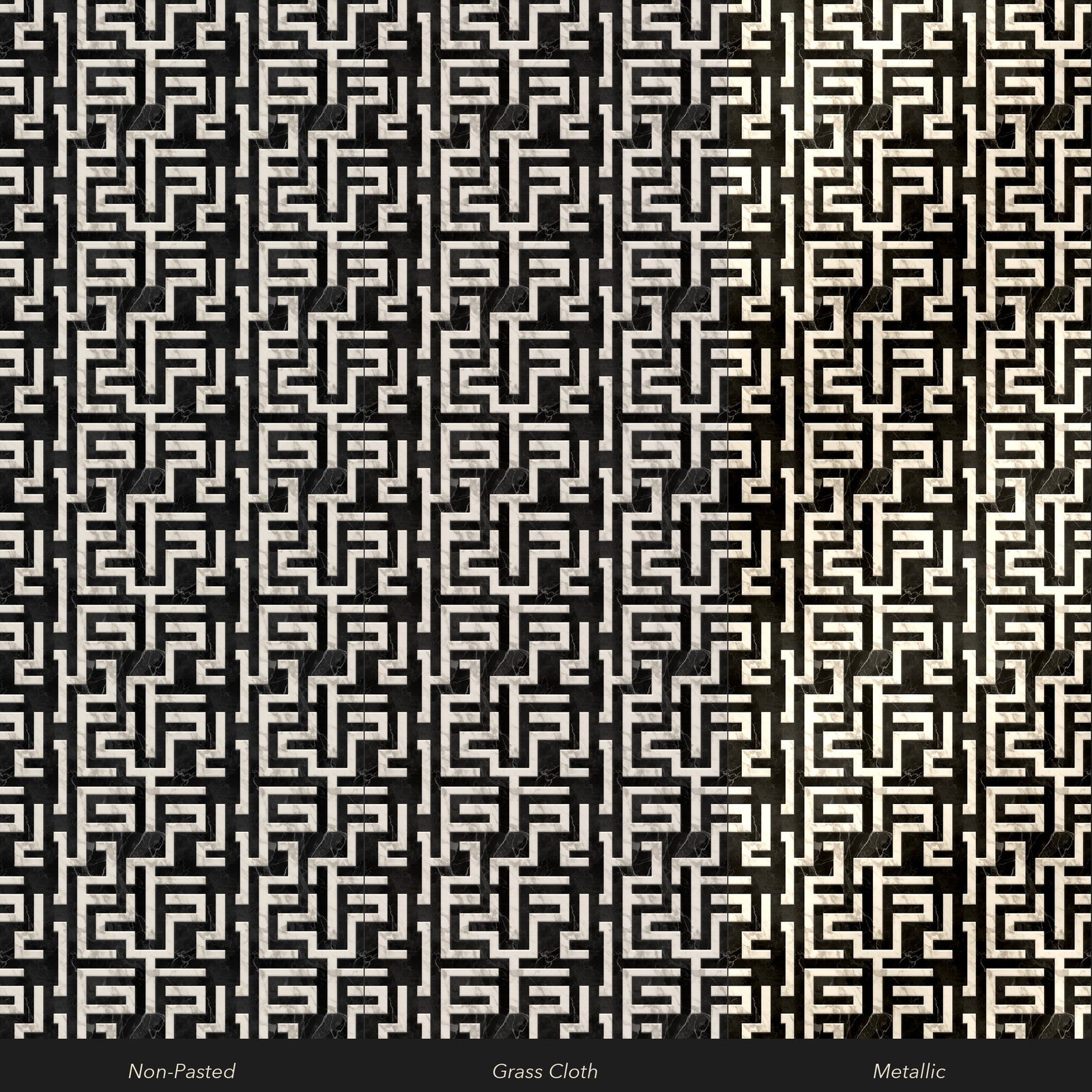 Alternate view of Greek Key Wallpaper | Provenance & Patina