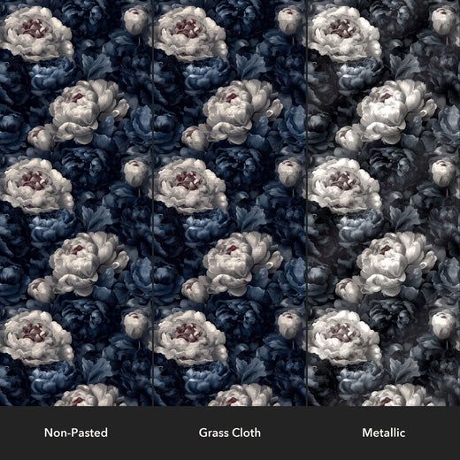 Indigo Bloom Ballad — Paper Types Comparison