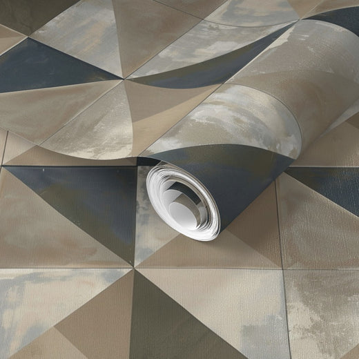 PP wallpaper type roll | albers-inspired-offset-patina-panel-wallpaper | Patina | Non-Pasted