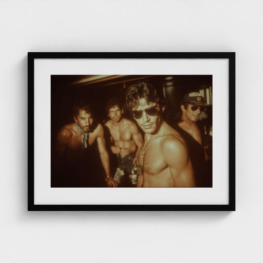 Masculine Group Portrait in Warm Vintage Tones