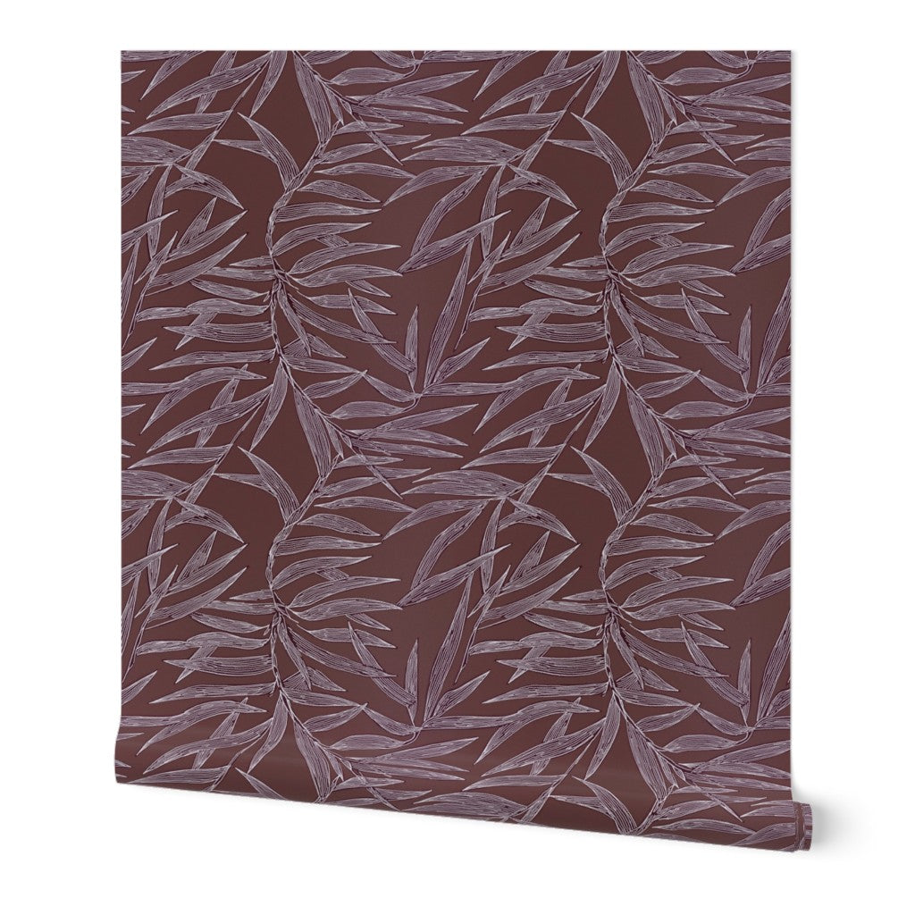 Alternate view of Bamboo Wallpaper — Earthy | Provenance & Patina