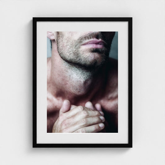 Contemplative Male Portrait in Soft Tonal Light