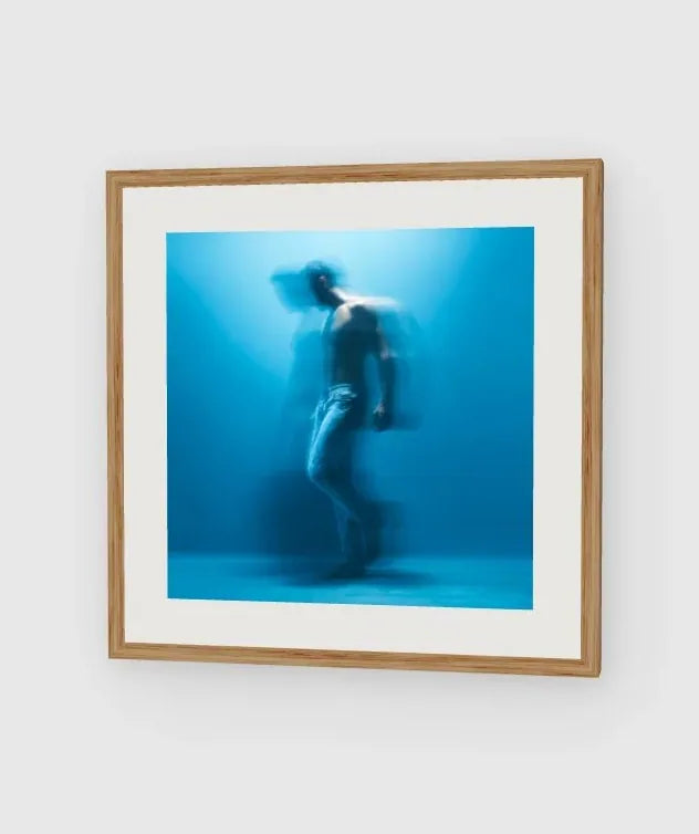 Motion in Blue - No. 2 framed artwork preview