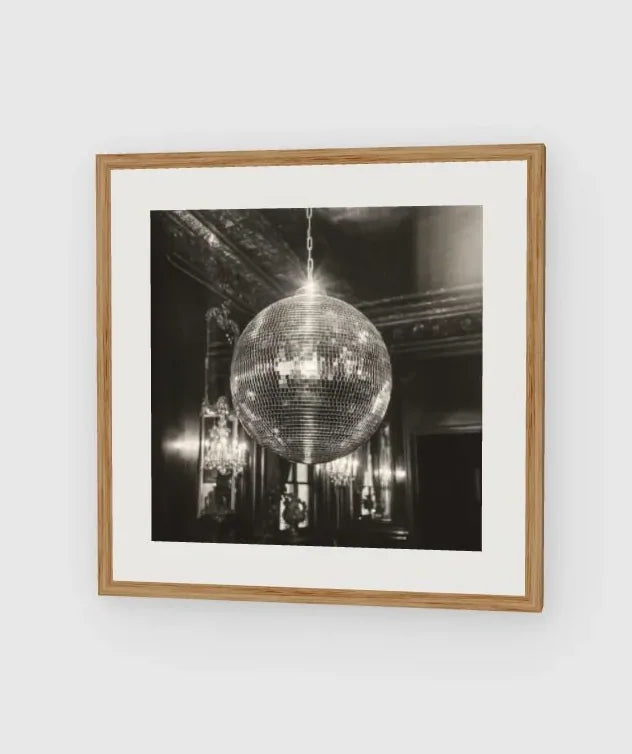 Disco Glow framed artwork preview