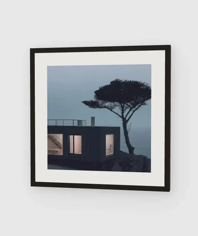 Coastal Gaze framed artwork preview