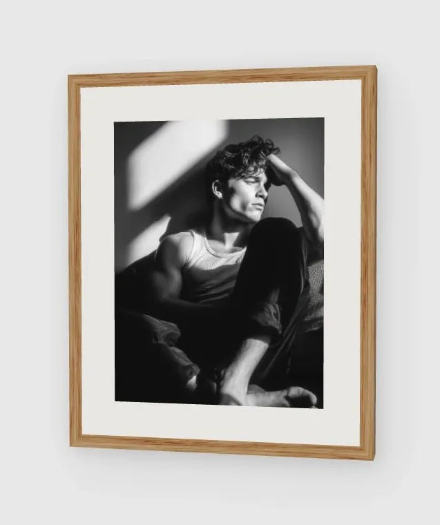 Seated in Quiet Reflection - No. 1 framed artwork preview