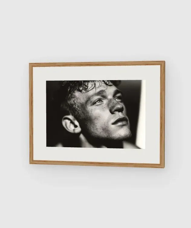 Soft Gaze framed artwork preview