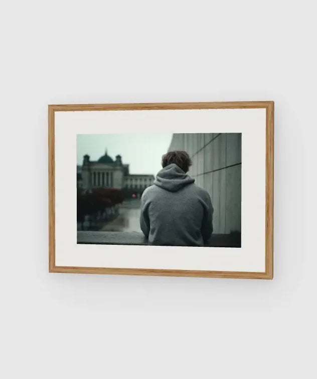 Solo Traveler framed artwork preview
