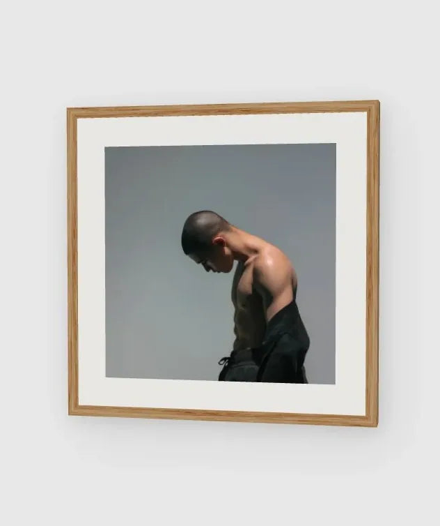 Lowered Gaze framed artwork preview
