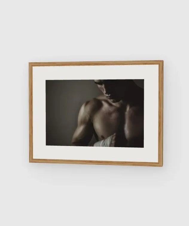 Fighter framed artwork preview