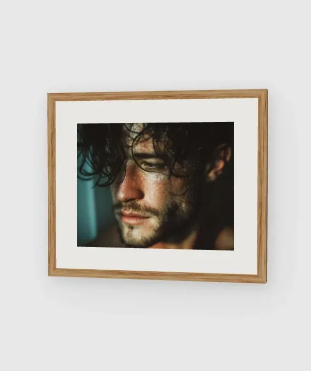 Showered framed artwork preview