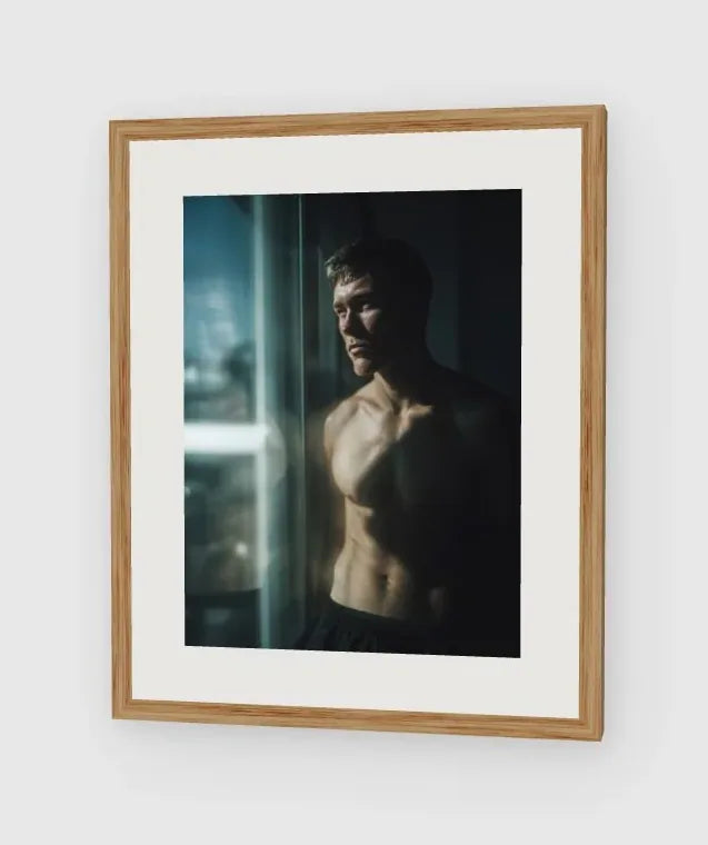 Between Light + Skin framed artwork preview