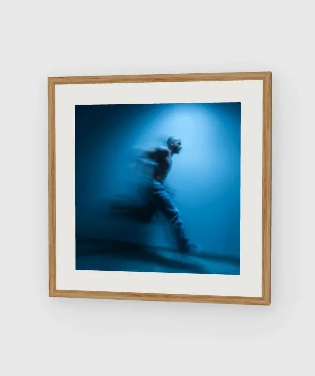 Motion in Blue - No. 1 framed artwork preview