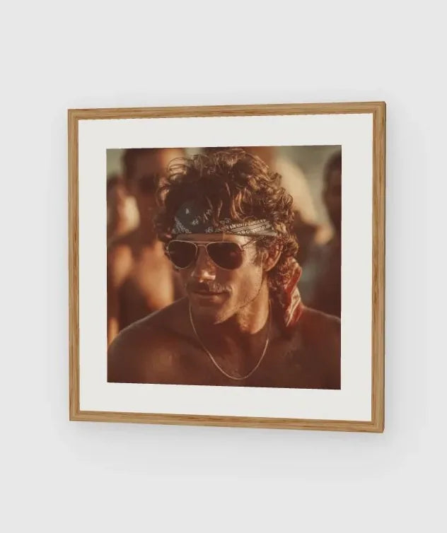 Fire Island Vintage - No. 8 framed artwork preview