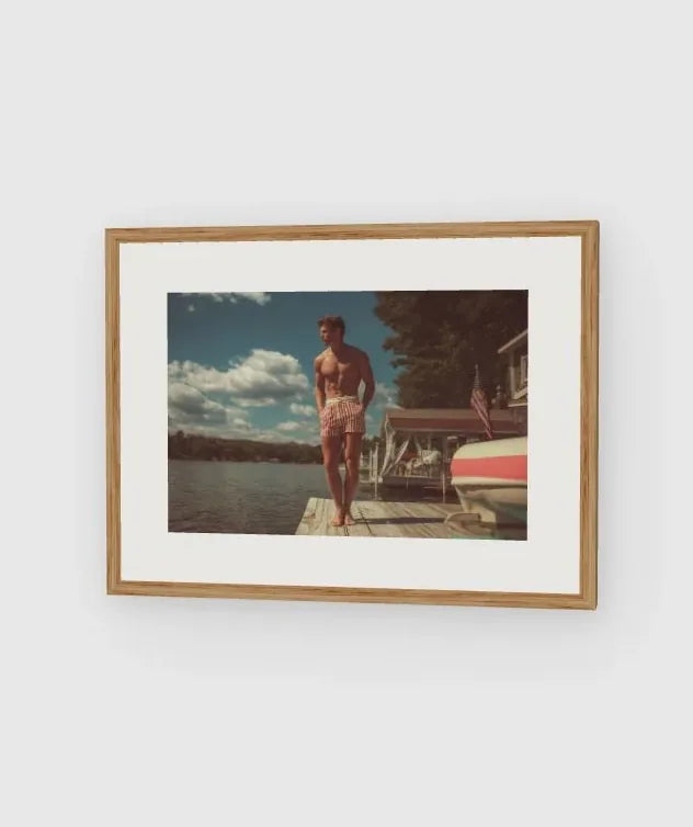 Independence Dock framed artwork preview
