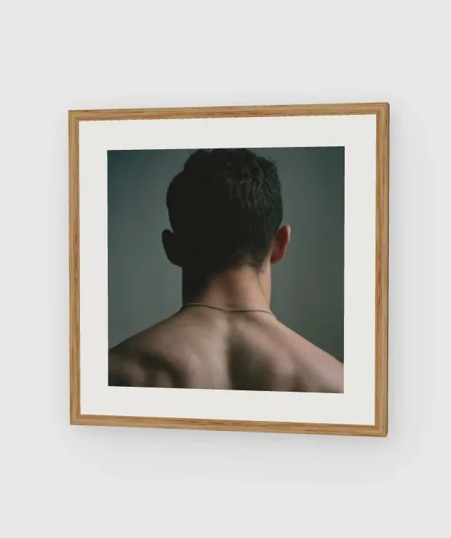 Jet Black Form framed artwork preview