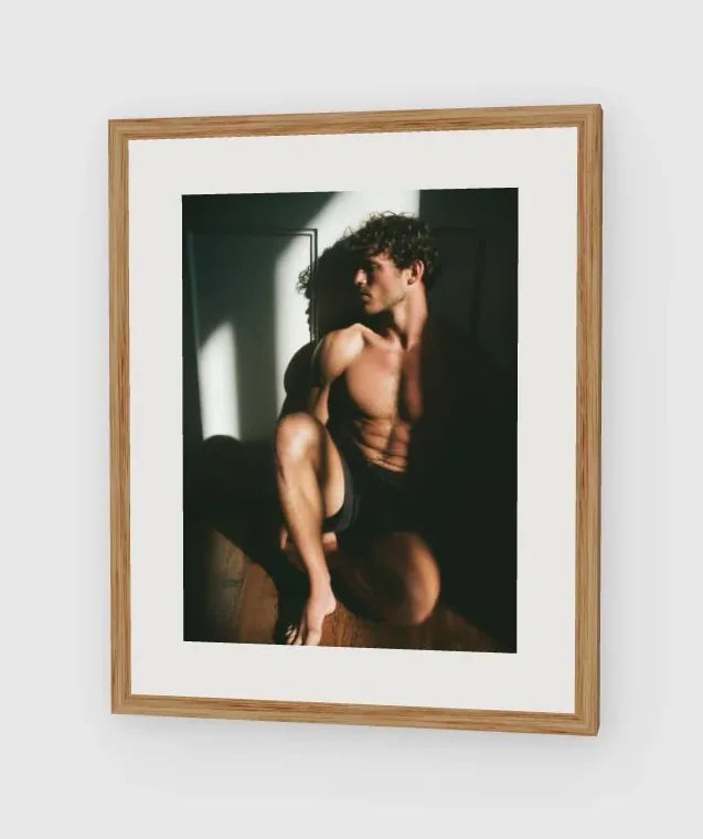 Seated in Quiet Reflection - No. 4 framed artwork preview