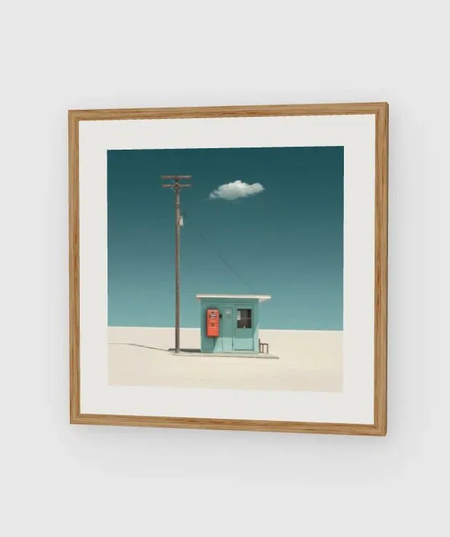 The Station That Waits framed artwork preview