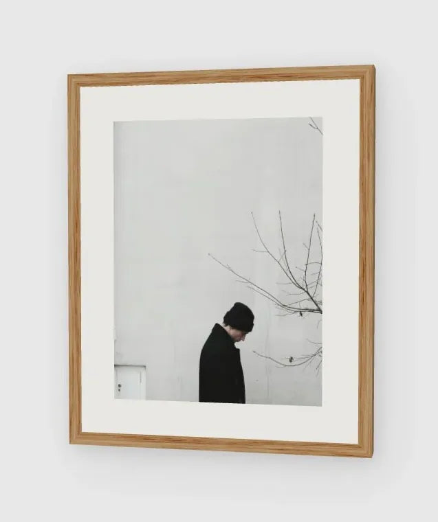 Winter Figure framed artwork preview