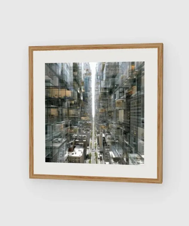 Park Avenue Grid framed artwork preview
