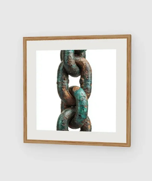 Patina Chain 2 framed artwork preview