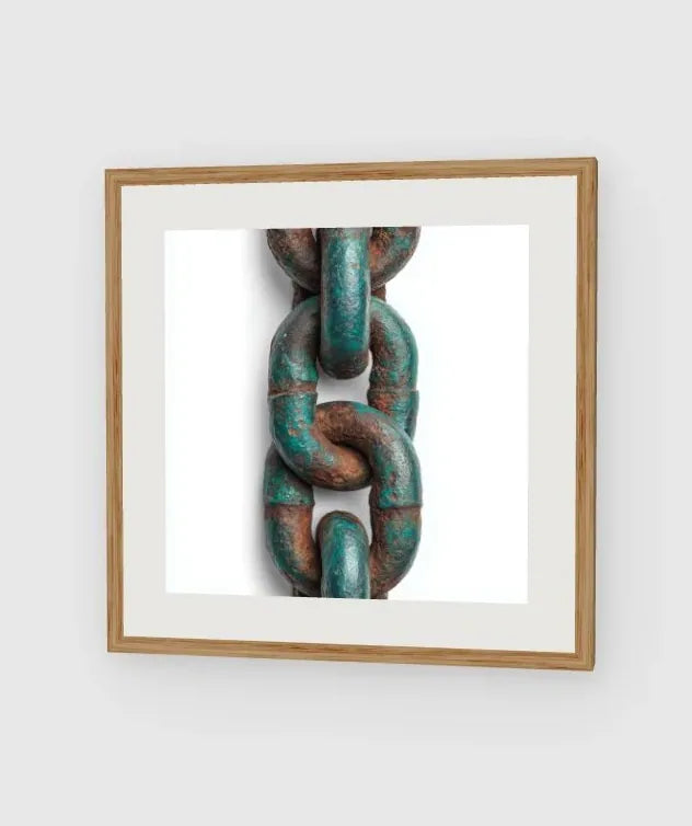 Patina Chain 3 framed artwork preview