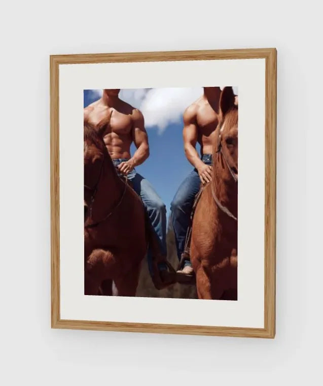 Cowboys - No. 1 framed artwork preview