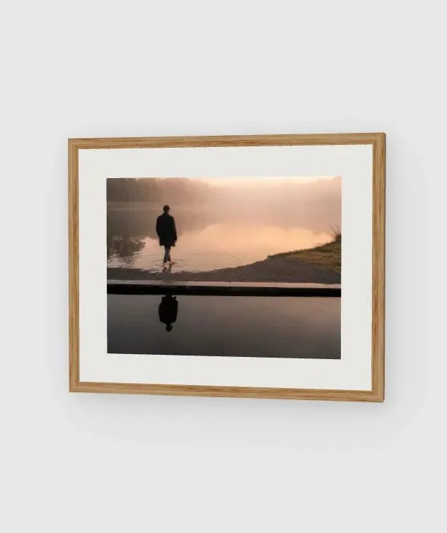 Barefoot Lakeshore framed artwork preview