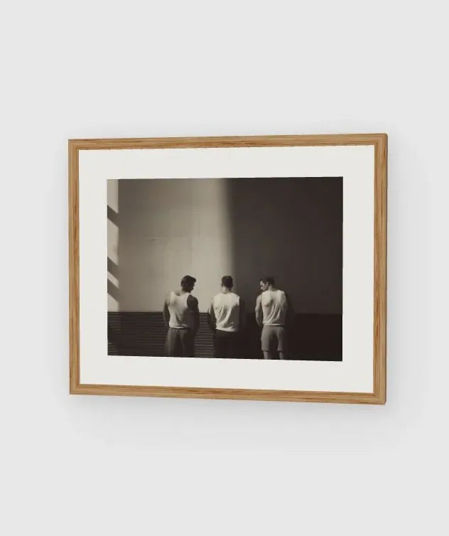 Boys Being Boys framed artwork preview