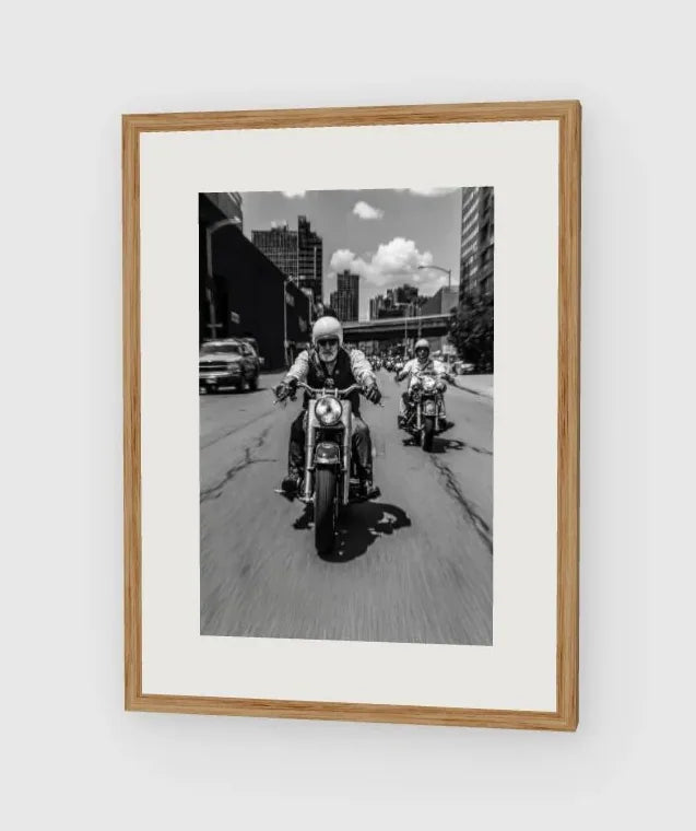 Urban Riders framed artwork preview