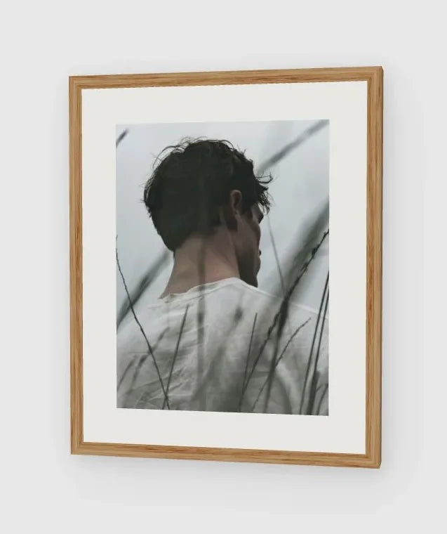 White Tee framed artwork preview