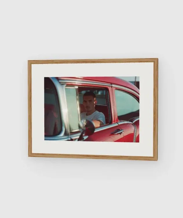 Red Classic framed artwork preview