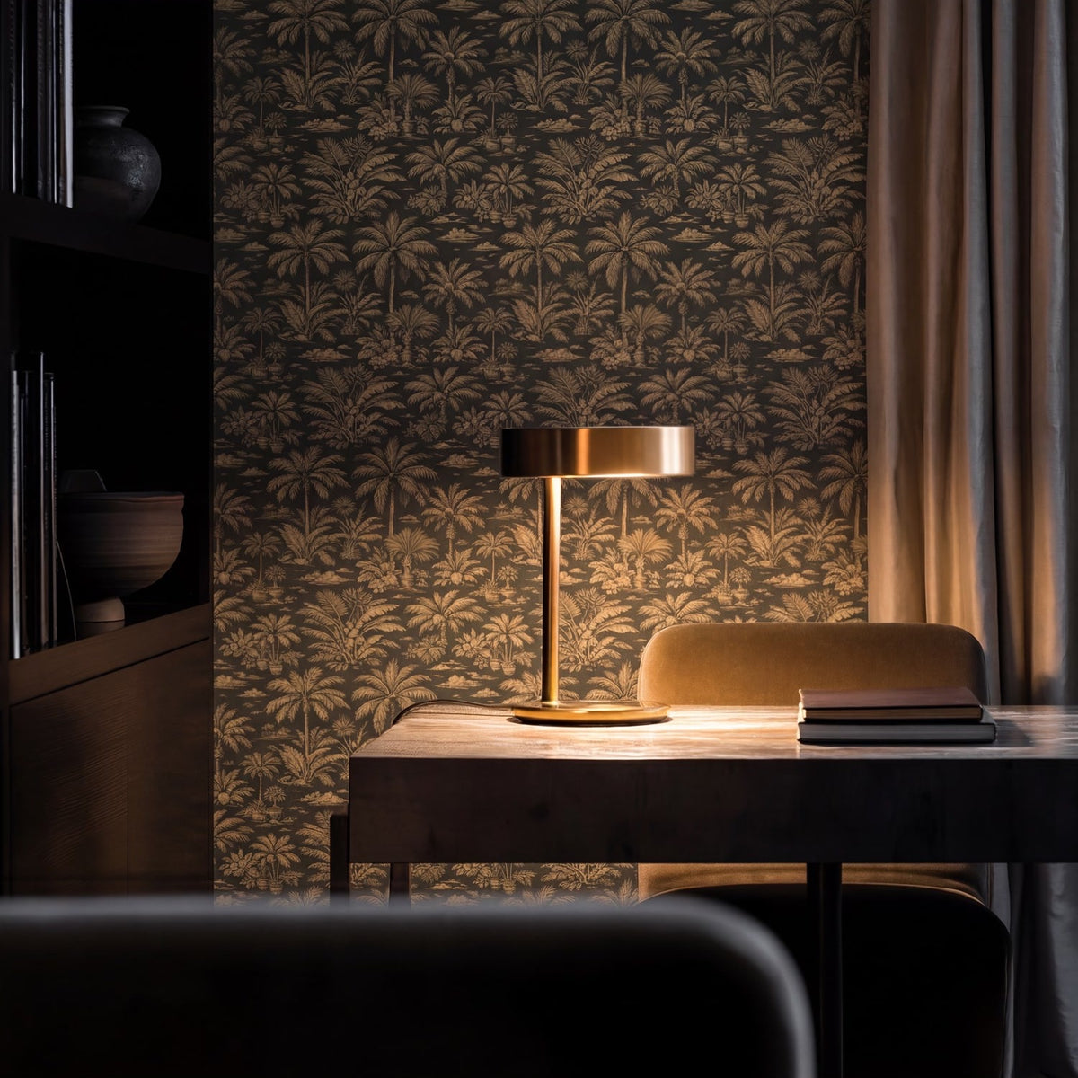 Tobacco Palm Toile